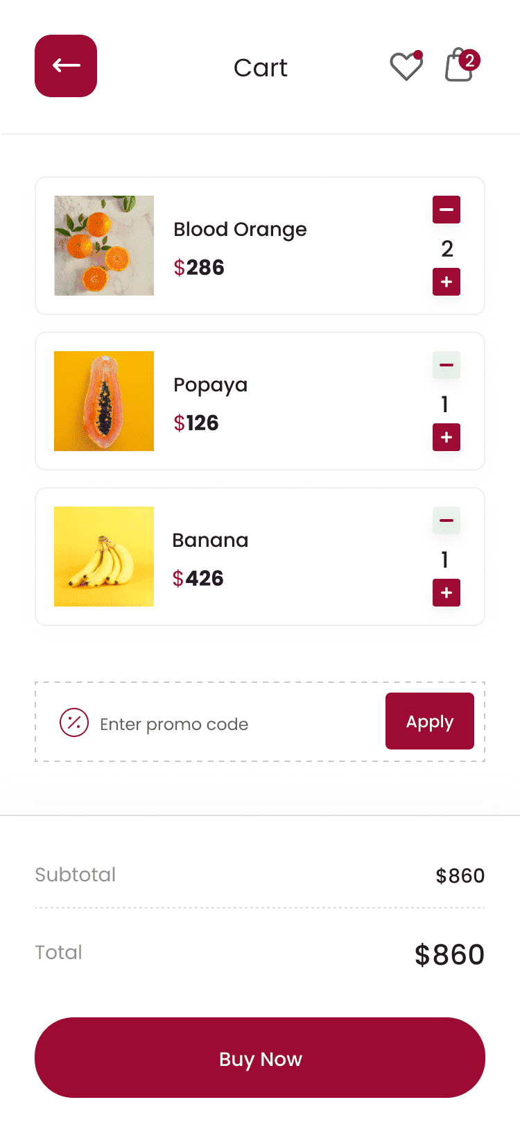 Screens shopping cart