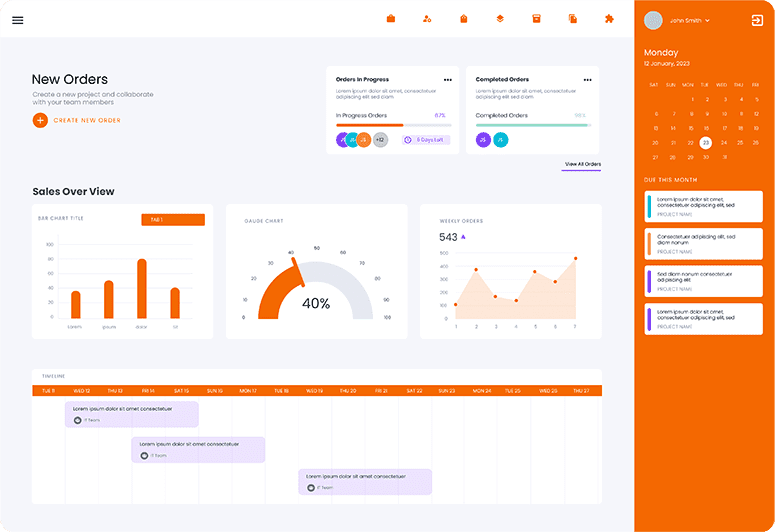 Eenvoudige Prente Dashboard 2